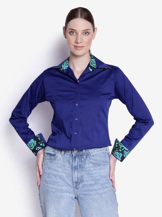 TuffRider Ladies ADEY Double Collar Shirt - Breeches.com