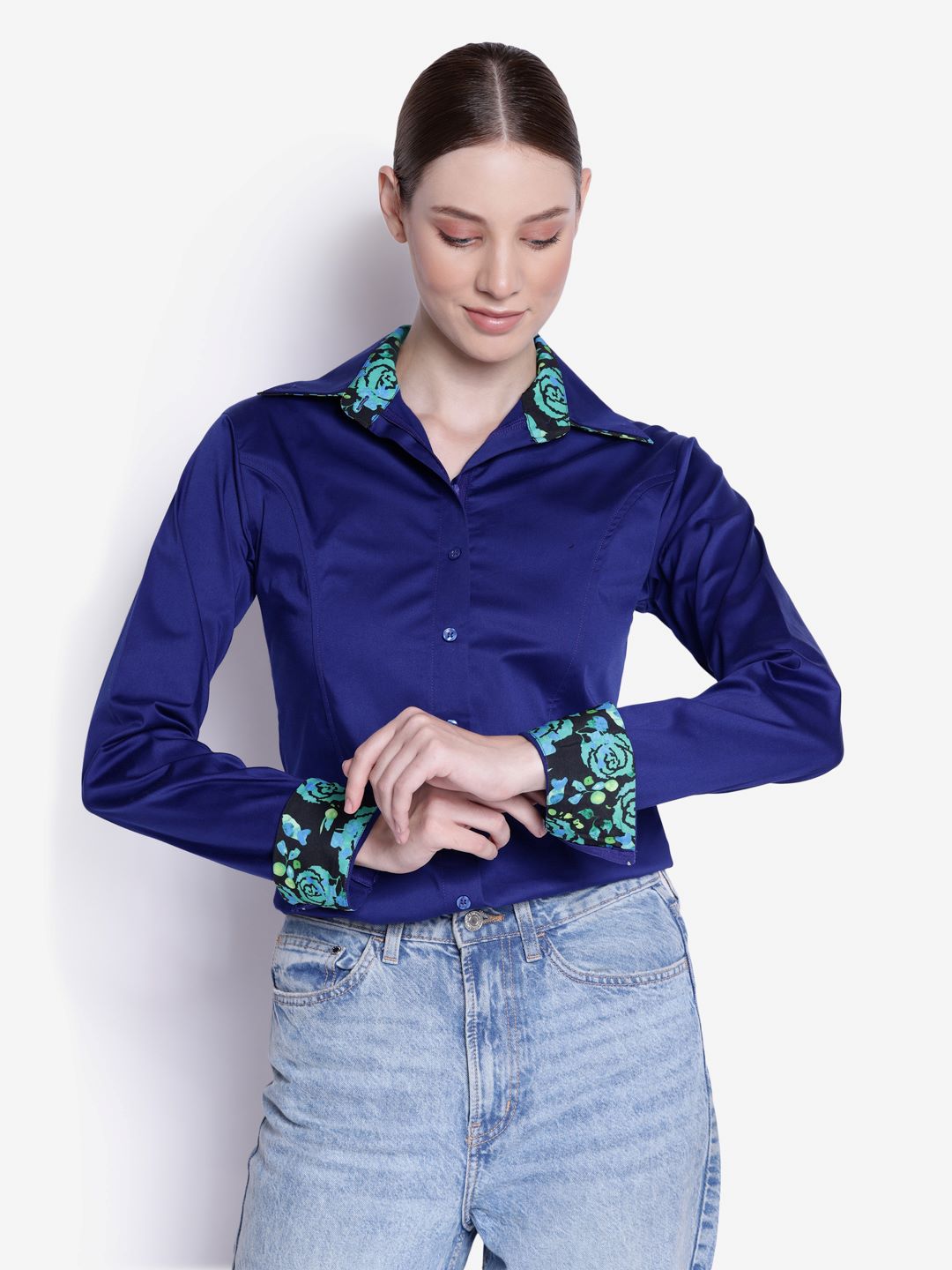 TuffRider Ladies ADEY Double Collar Shirt - Breeches.com