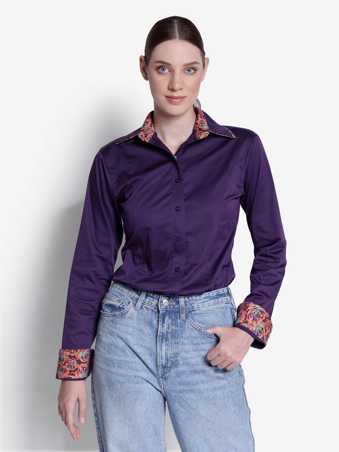 TuffRider Ladies ADEY Double Collar Shirt - Breeches.com