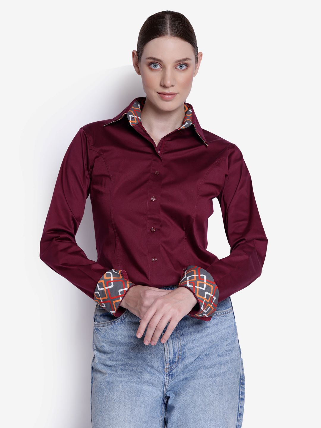 TuffRider Ladies ADEY Double Collar Shirt - Breeches.com