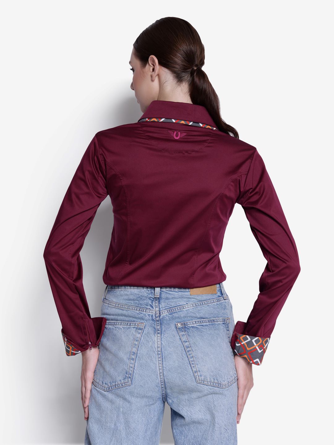 TuffRider Ladies ADEY Double Collar Shirt - Breeches.com