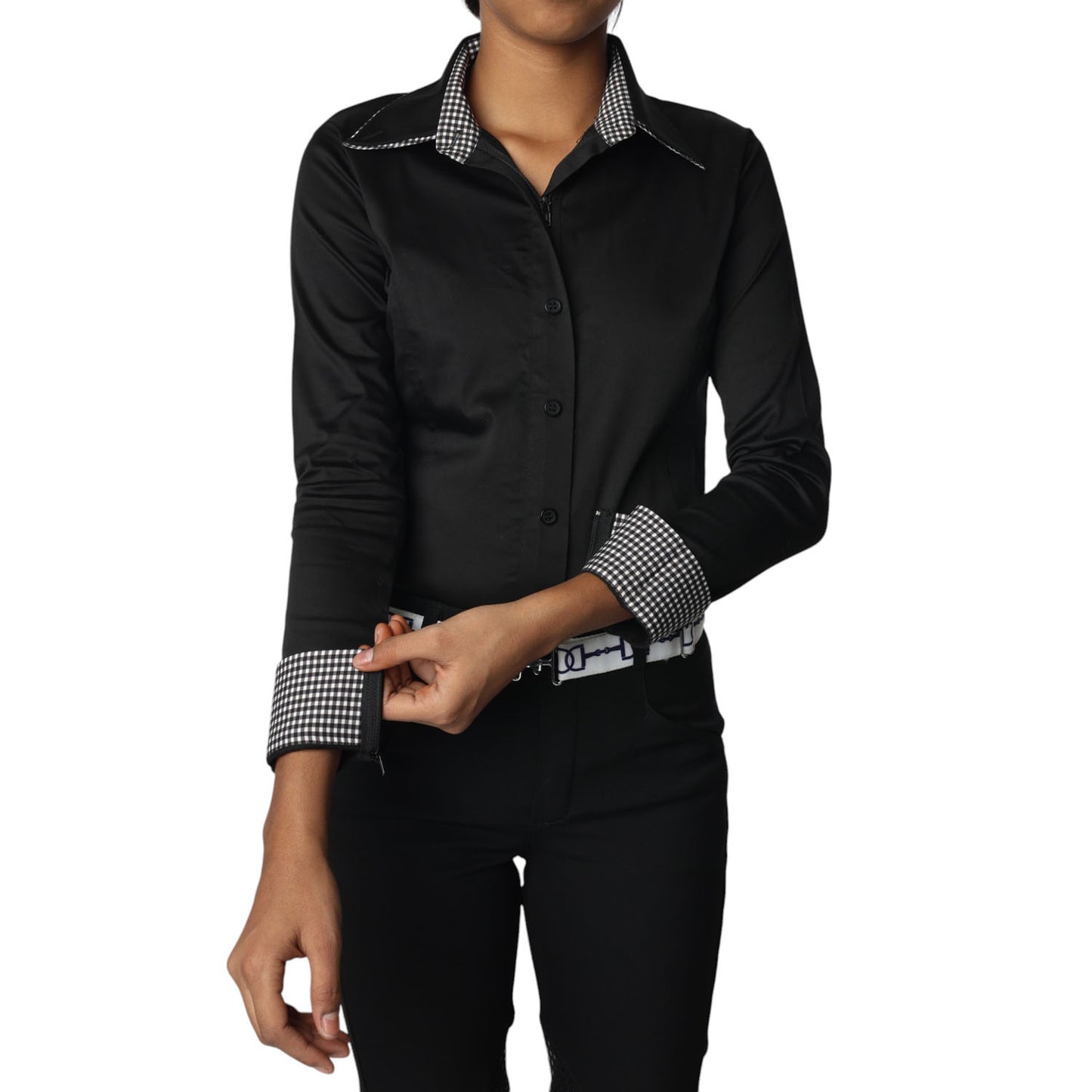 TuffRider Girls ADEY Double Collar Shirt - JPC Equestrian.com