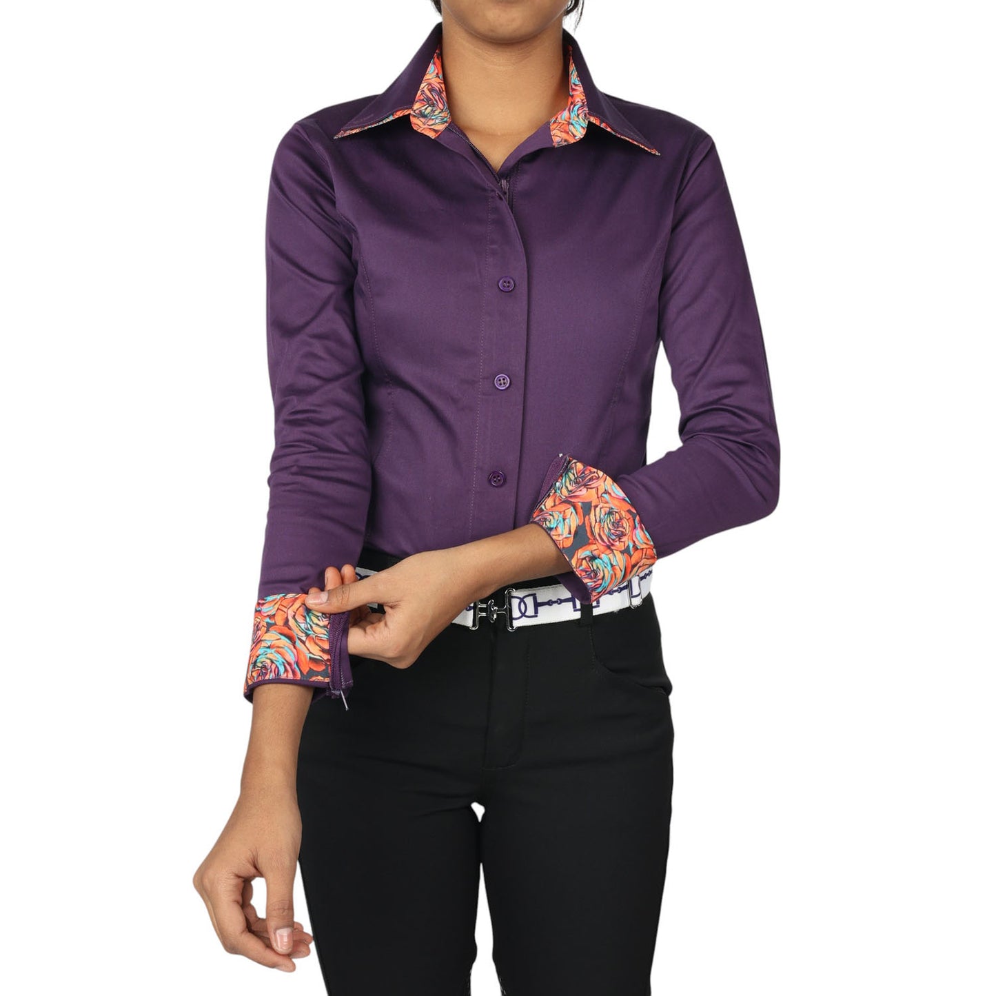 TuffRider Girls ADEY Double Collar Shirt - JPC Equestrian.com