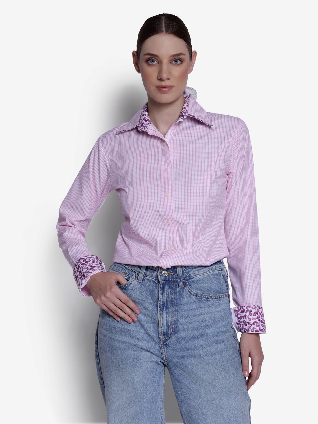 TuffRider Ladies ADEY Double Collar Shirt - Breeches.com