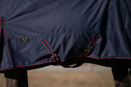 TuffRider Ripstop Standard Neck LightWeight Turnout Blanket with 100 GSM Fill - JPC Equestrian.com