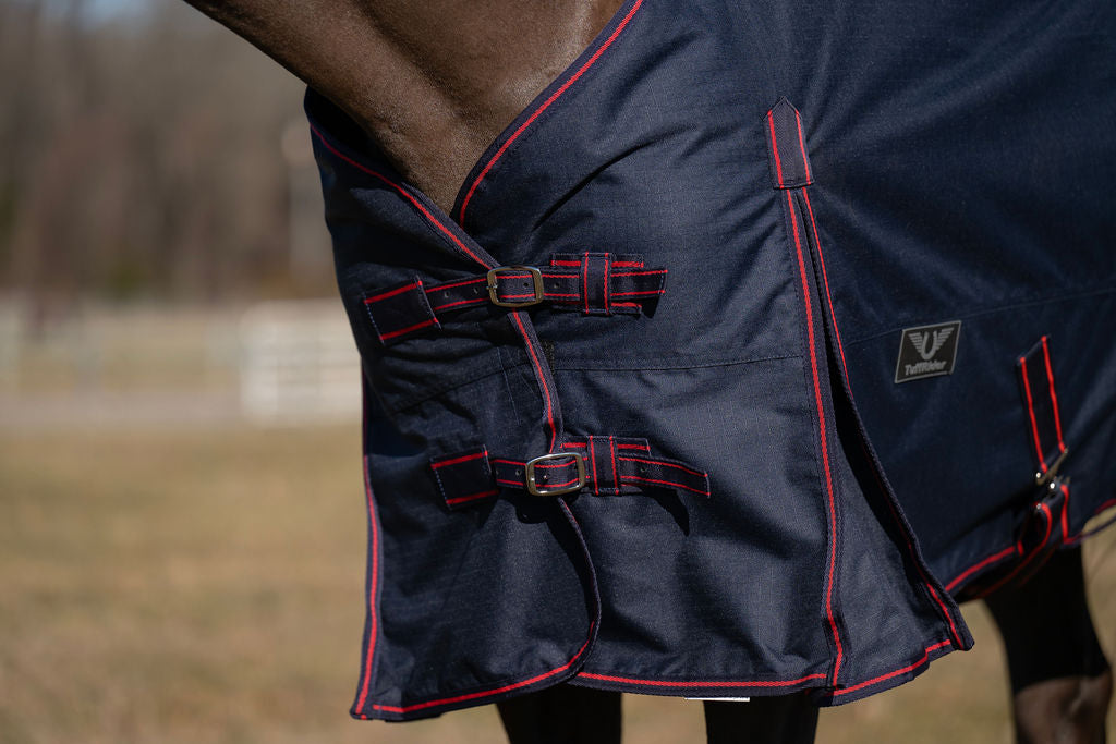 TuffRider Ripstop Standard Neck LightWeight Turnout Blanket with 100 GSM Fill - JPC Equestrian.com