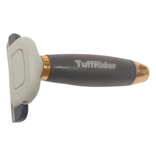Tuffrider Metal Blade Moulting Comb with Soft Gel Grip - JPC Equestrian.com