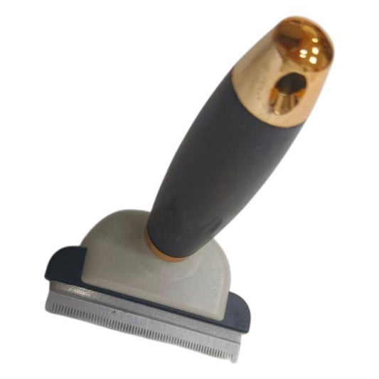 Tuffrider Metal Blade Moulting Comb with Soft Gel Grip - JPC Equestrian.com