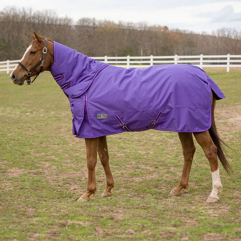 TuffRider 1200 D Comfy Winter Medium Weight Turnout Blanket W/ Detachable Neck 200 GSM