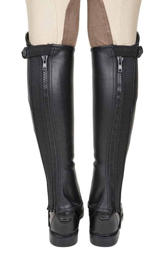 TuffRider Ladies Belmont Plus Leather Half Chaps