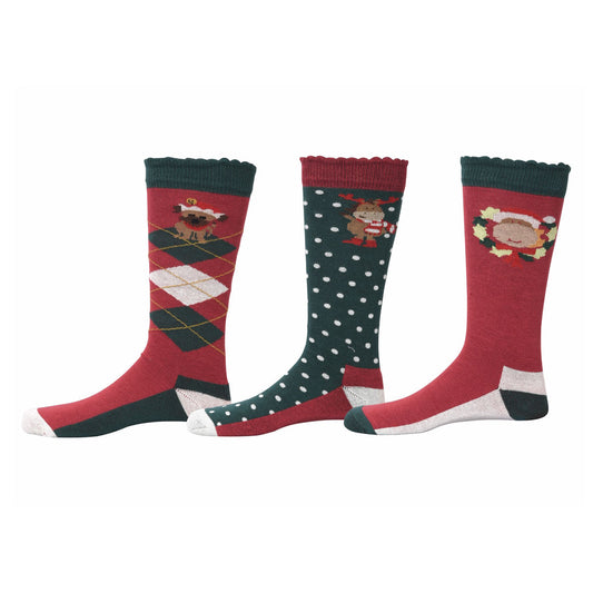 TuffRider Holly Kids Socks - 3 Pack
