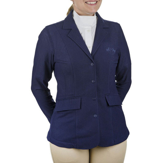 Equine Couture Women EquiVent 4-Snap Button Lite Show Coat