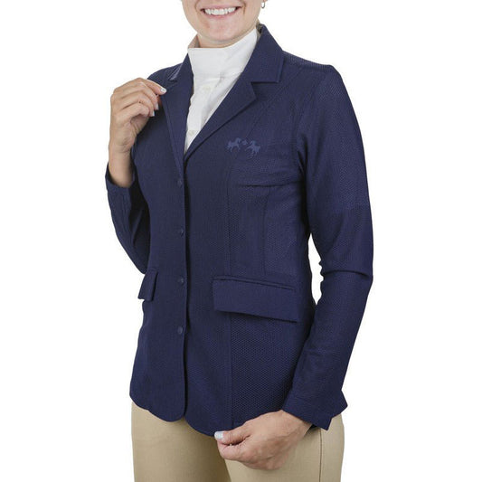 Equine Couture Women EquiVent 4-Snap Button Lite Show Coat