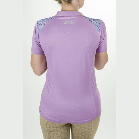 Equine Couture Women Daisy Printed Smyrna Sport Shirt