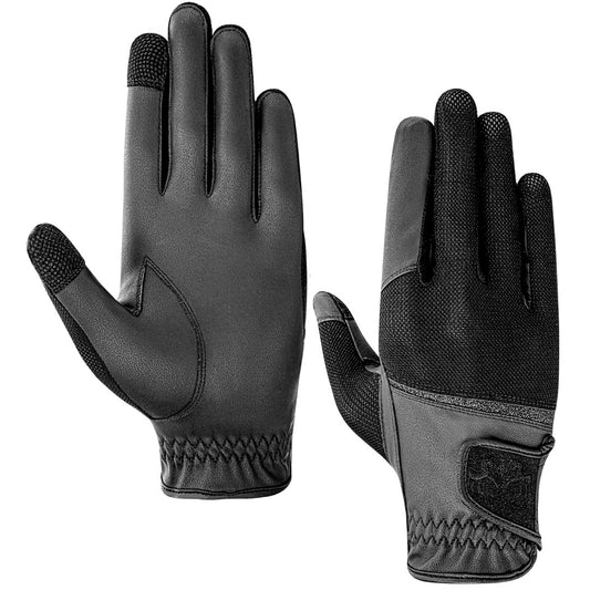 Equine Couture Aerocool Touch Screen Riding Gloves with Glitter - JPC Equestrian.com