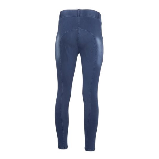 Equine Couture Soft Wash Silicon Knee Patch Tights with Phone Pocket