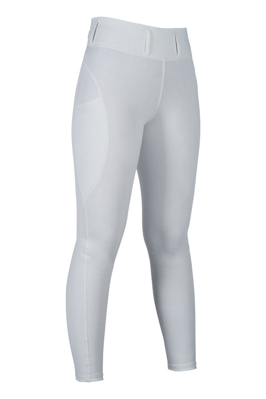HKM Jil High Waist- Sil. Full Seat Ladies Riding Leggings - JPC Equestrian.com