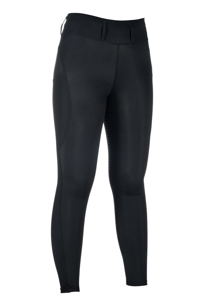 HKM Jil High Waist- Sil. Full Seat Ladies Riding Leggings - JPC Equestrian.com