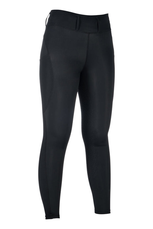 HKM Jil High Waist- Sil. Full Seat Ladies Riding Leggings - JPC Equestrian.com