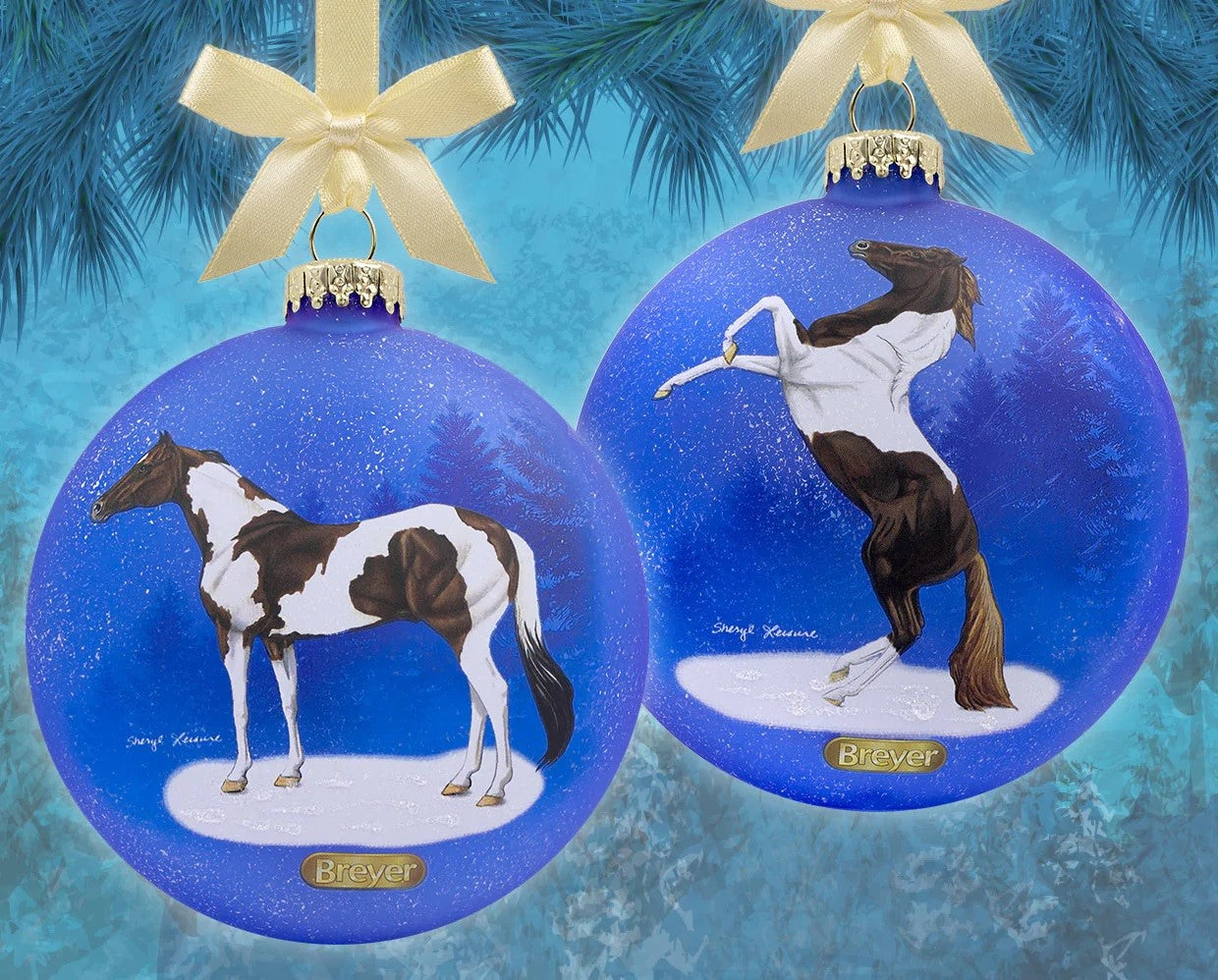 Breyer Artist Signature Ornament- Pintos