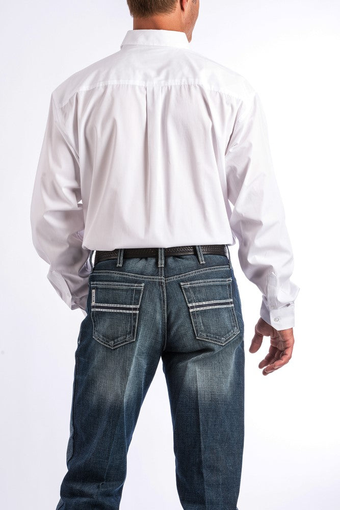 Cinch Men's Solid Button Down Western Shirt - Breeches.com