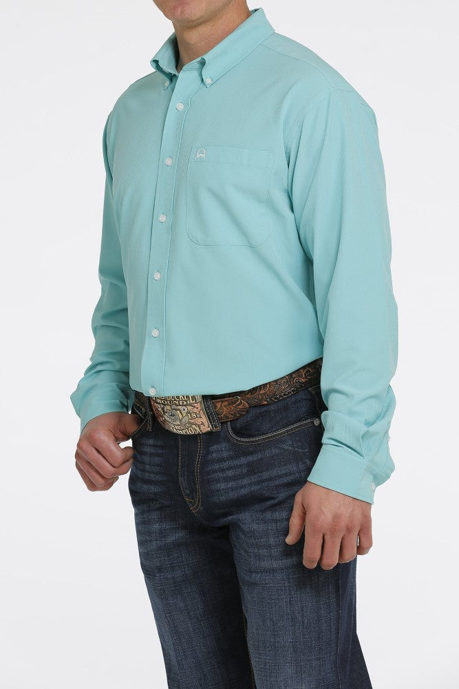 Cinch Men's Solid Long Sleeve Arenaflex Button Down Shirt - Breeches.com