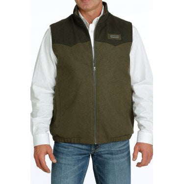 Cinch Men's Conceal Carry Blanket Lined Wooly Vest