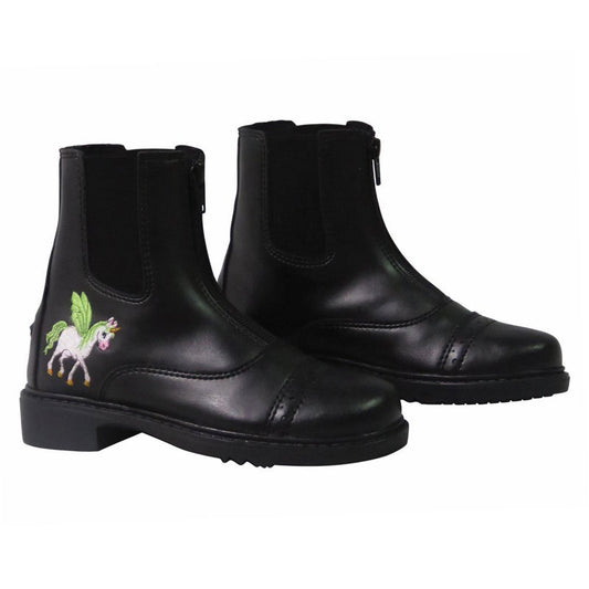 TuffRider Kid's Unicorn Starter Front Zip Paddock Boots