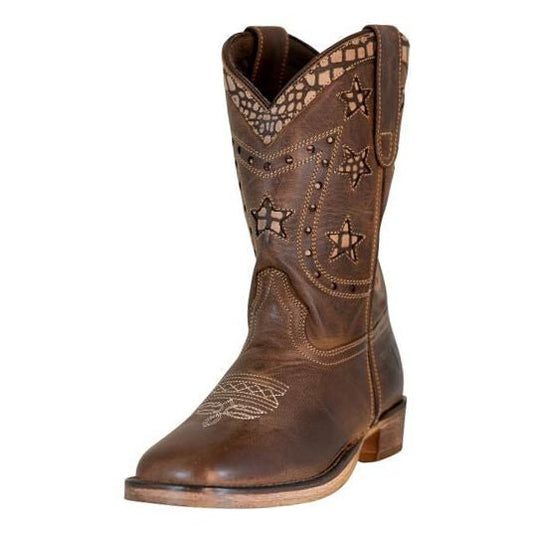 TuffRider Youth Rocky Mountain Square Toe Western Boot