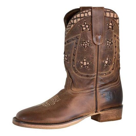 TuffRider Youth Rocky Mountain Square Toe Western Boot