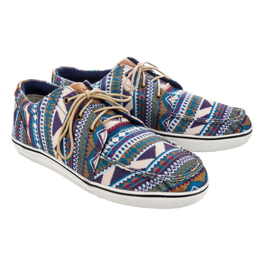 TuffRider Women Lace-Up Canvas Graphix Shoes