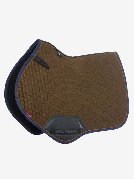 Lemieux Suede Close Contact Square Saddle Pad Alpine Large