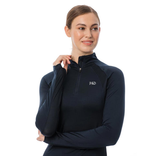 Horseware Ireland Aveen Half Zip Technical Long Sleeve Top