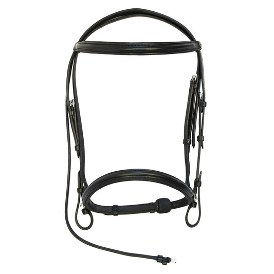 Henri de Rivel Pro Padded Dressage Bridle with Web Reins