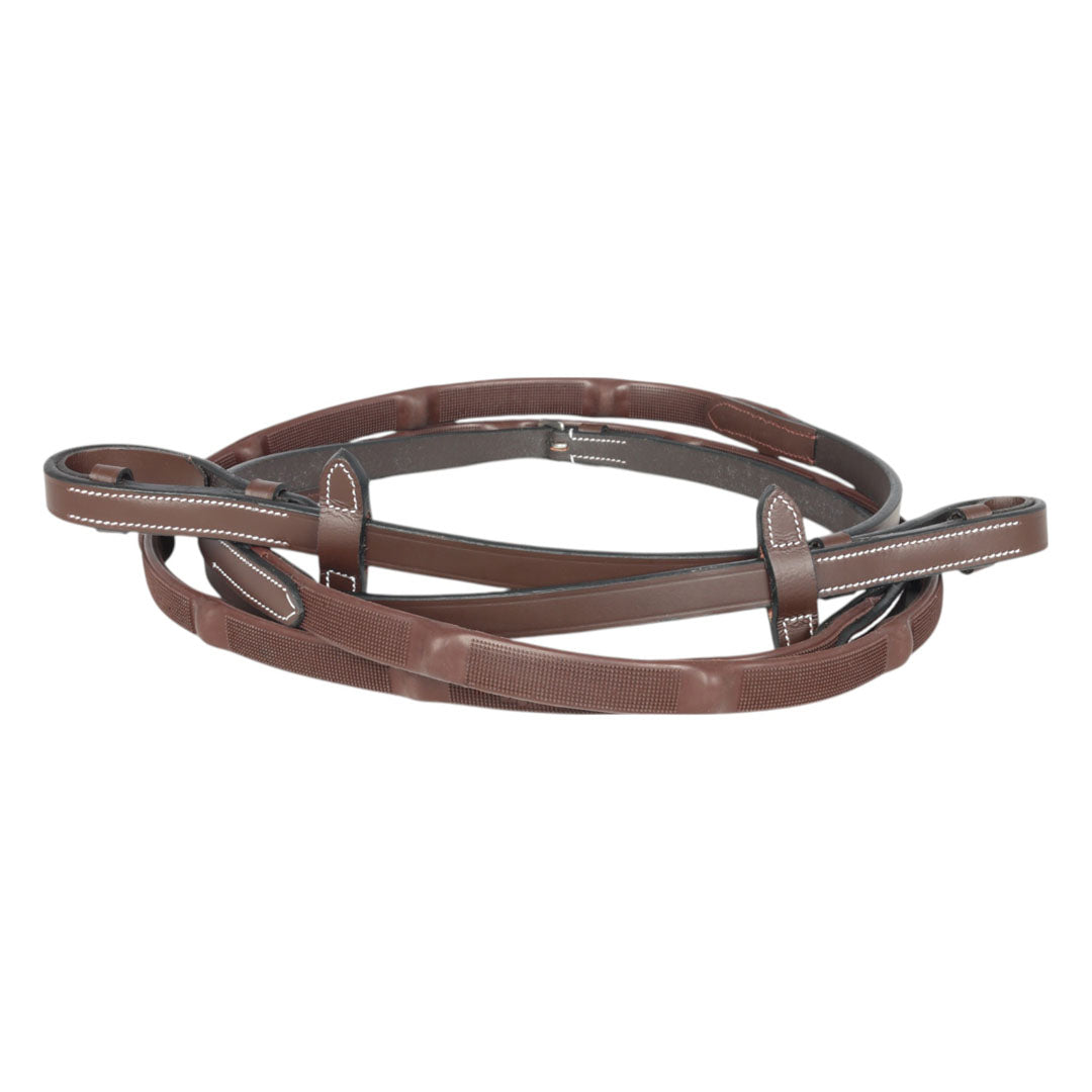 Henri de Rivel GripX Rubber Reins 5/8" width 54" length - JPC Equestrian.com