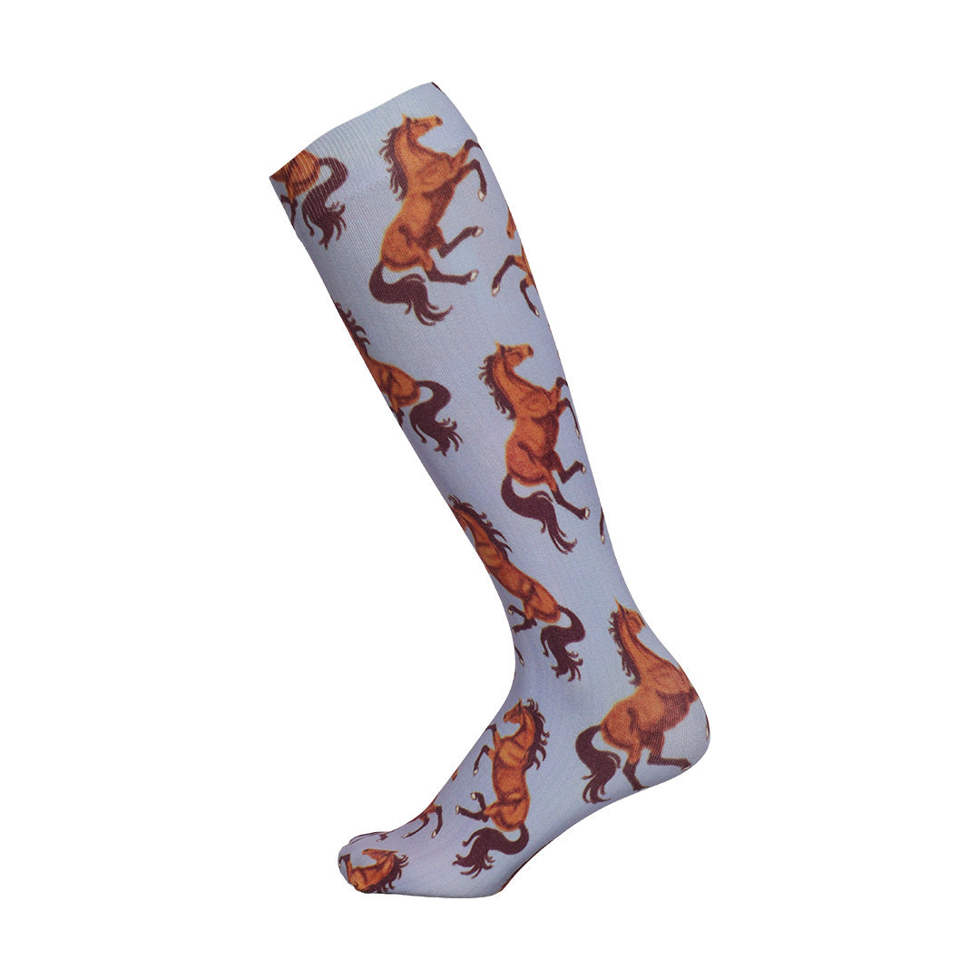 AWST Int'l Lila Bay Horses Socks