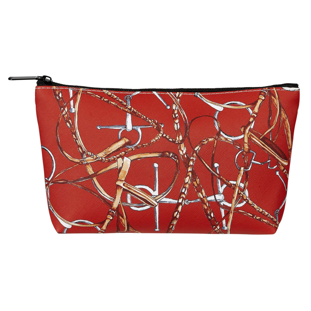 AWST Int'l "Lila" Snaffle Bridle Cosmetic Pouch