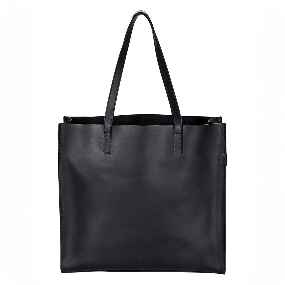 AWST Int'l Snaffle Bit Leather Tote Bag