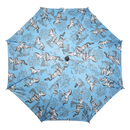 AWST Int'l Lila Umbrella- Lila Blue Toile
