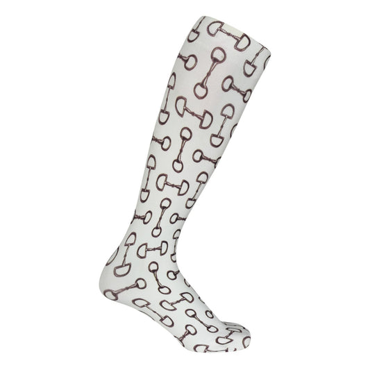 AWST Int'l Lila Vintage Snaffles Socks - JPC Equestrian.com
