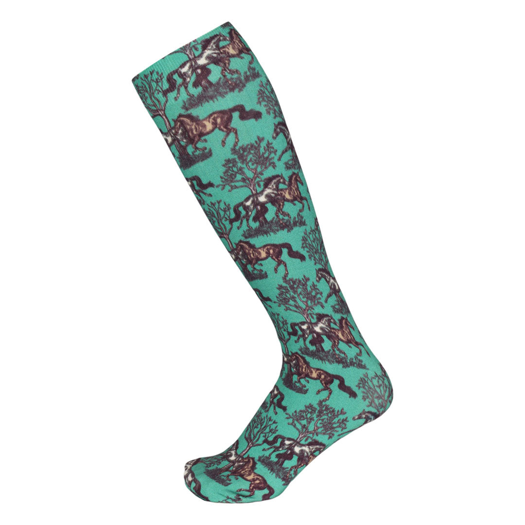 AWST Int'l Lila Toile Socks