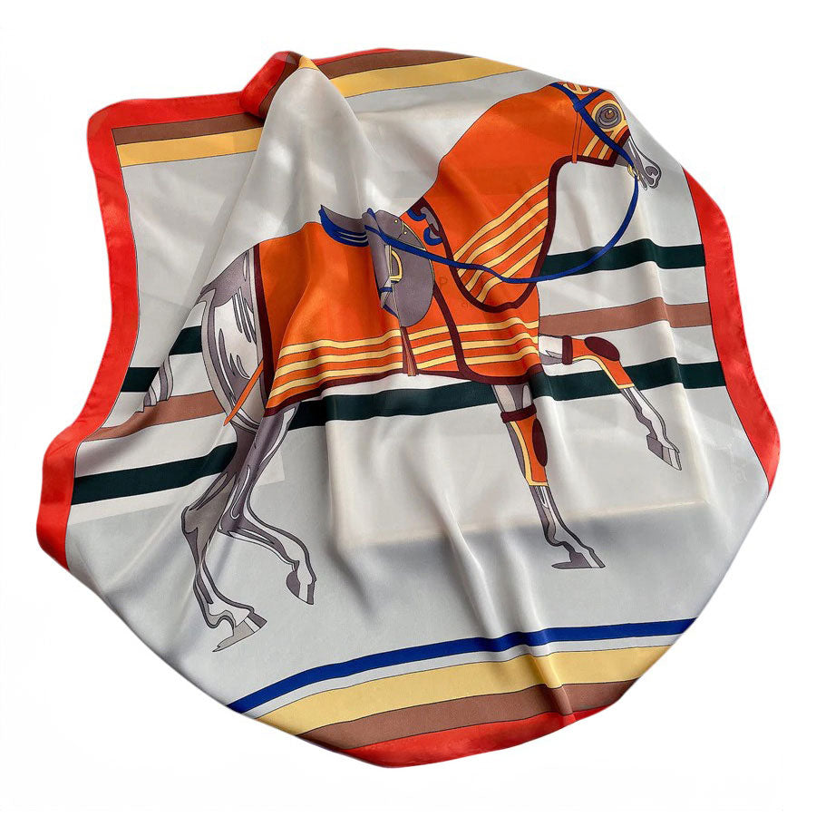 AWST Int'l Classic Equestrian Silky Scarf