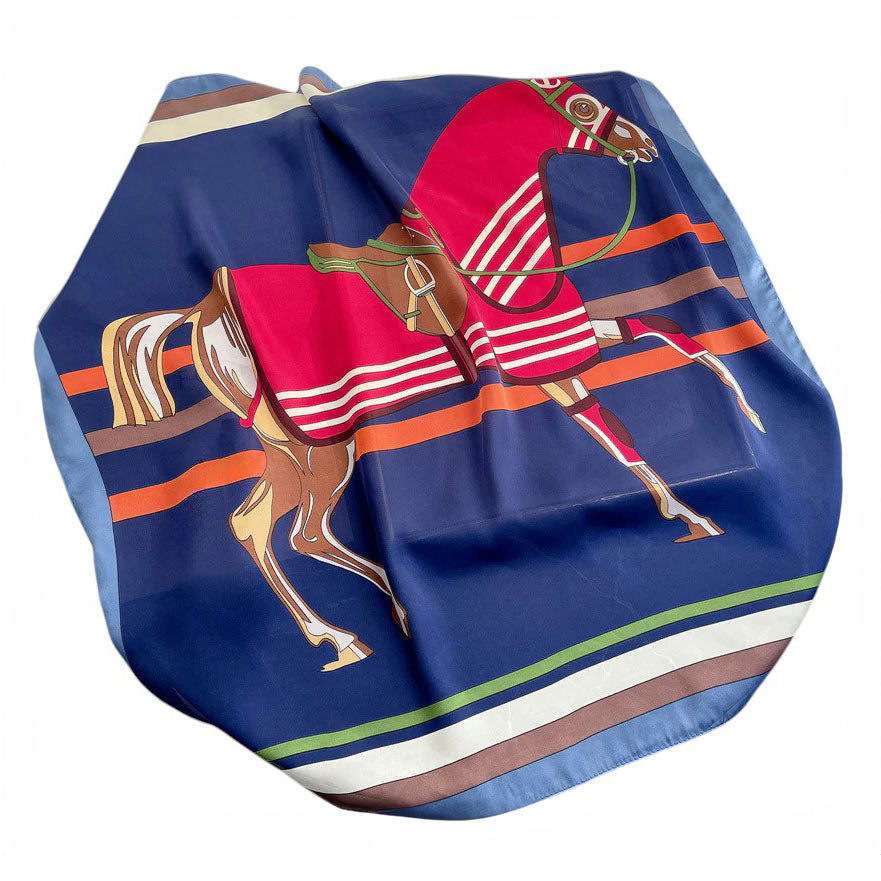 AWST Int'l Classic Equestrian Silky Scarf