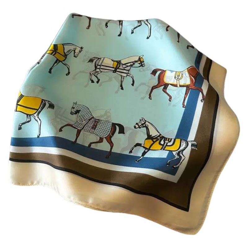 AWST Int'l Horses in Blankets Scarf - JPC Equestrian.com