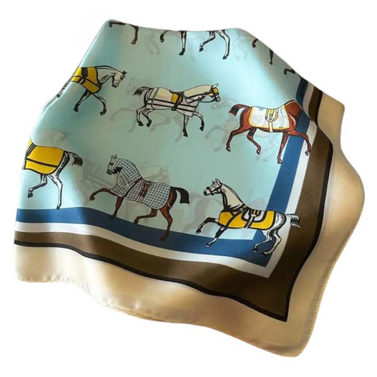 AWST Int'l Horses in Blankets Scarf - JPC Equestrian.com