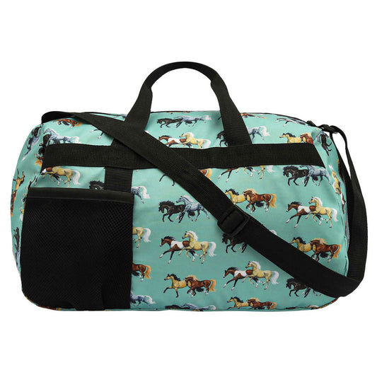 AWST Int'l  Lila Horse Pairs Duffel Bag