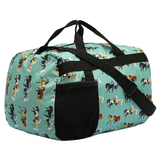 AWST Int'l  Lila Horse Pairs Duffel Bag