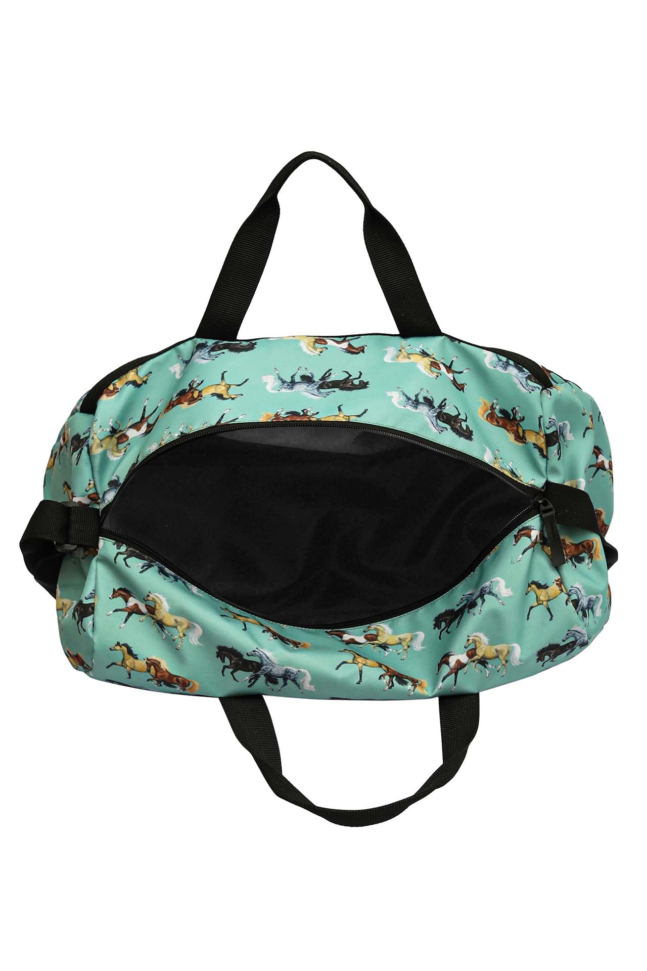 AWST Int'l Lila Horse Pairs Duffel Bag