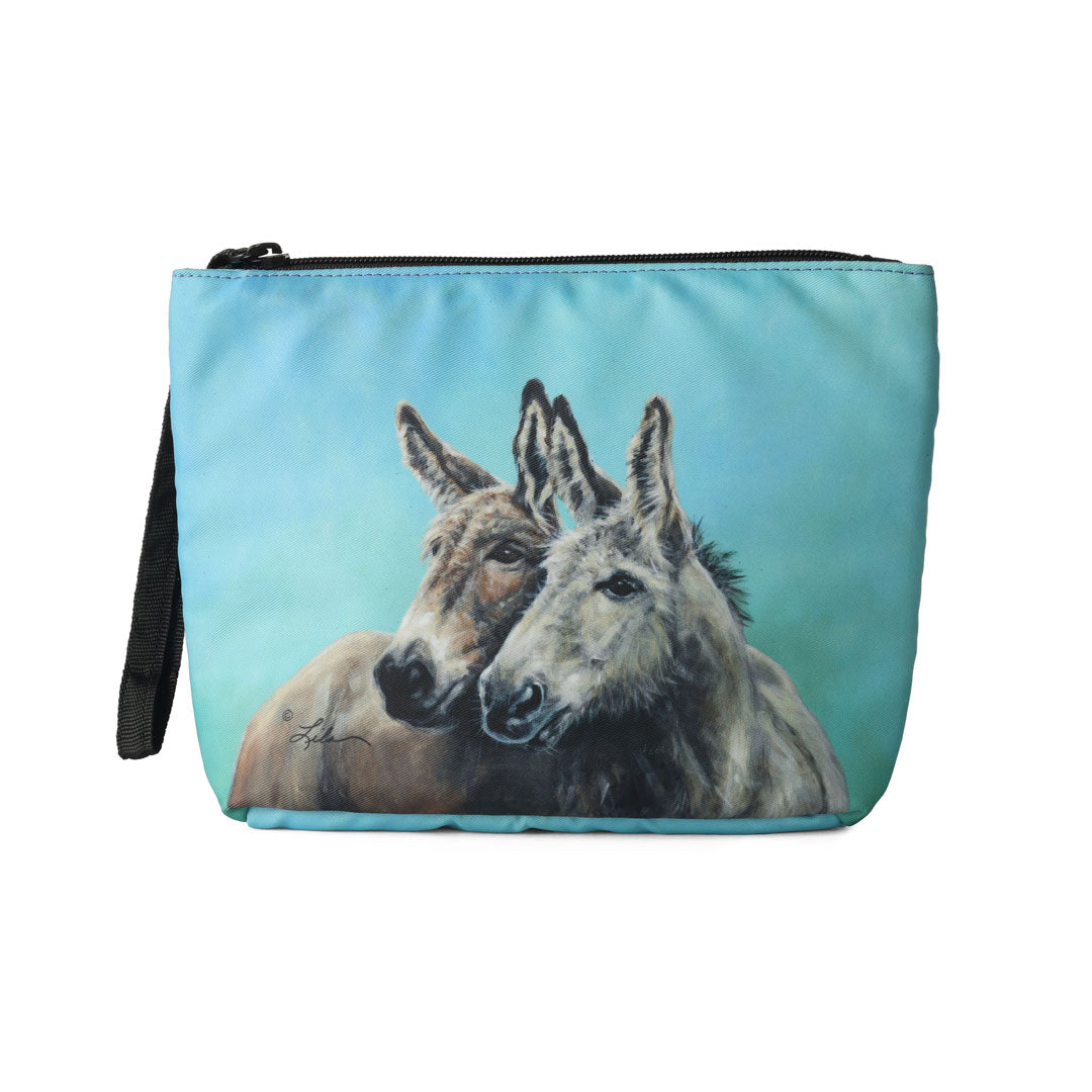 AWST Int'l Lila Donkey Friends Accessory Bag