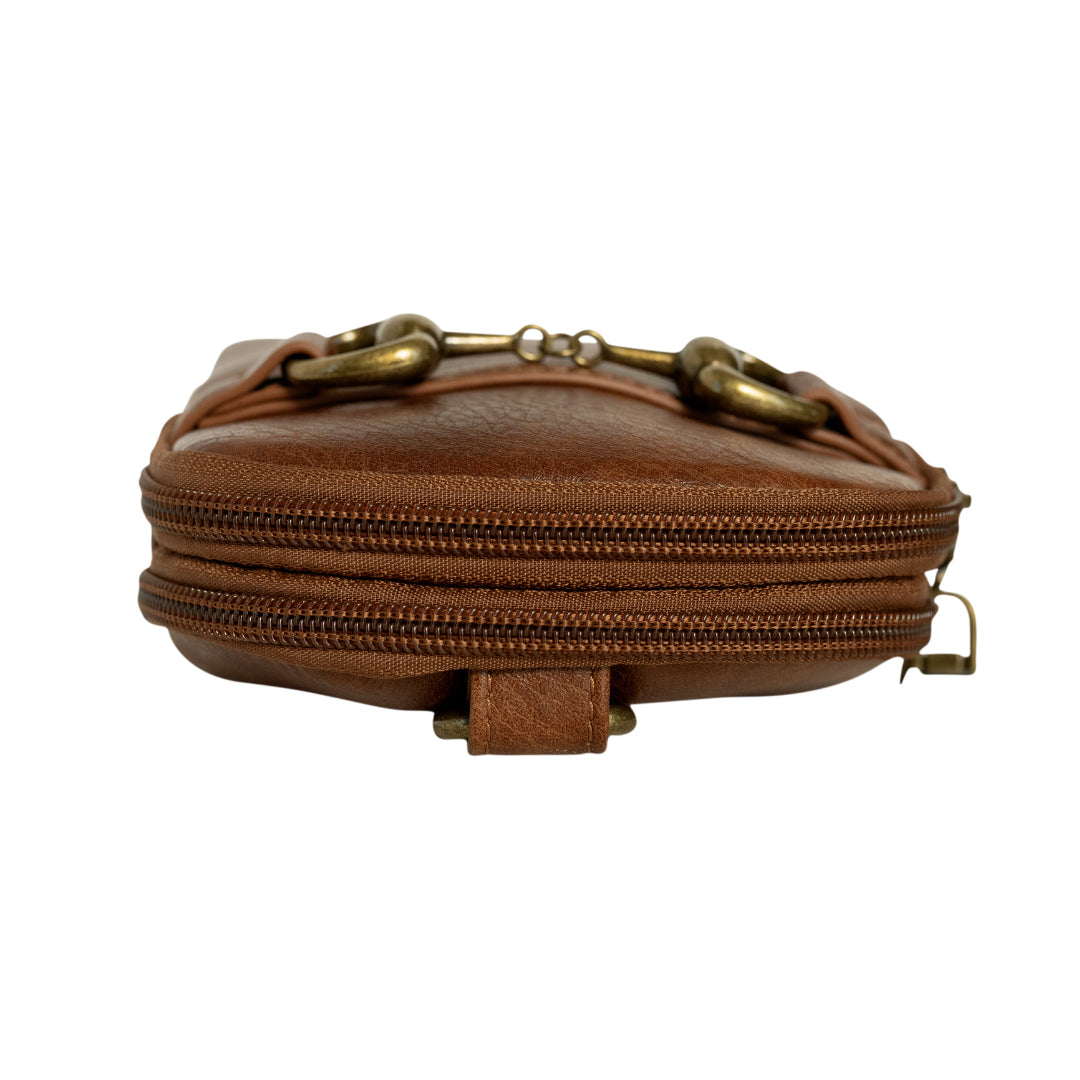 AWST Int'l Snaffle Bit Crossbody Phone Bag